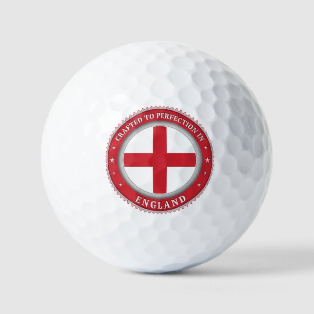 in England nach Perfektion gefertigt Golfball (Vorderseite)