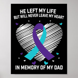 In Erinnerung an den liebenden Vater Suizidbewusst Poster
