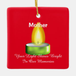 In Erinnerung an einen geliebten Keramikornament