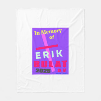 In Erinnerung an Erik Bulatov Fleecedecke
