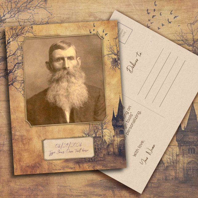 In Erinnerung an Großvater Großmutter Alt Postkarte (Von Creator hochgeladen)