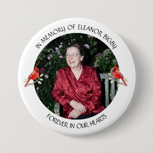 In Erinnerung an Kardinal-Erinnerungsstück Button