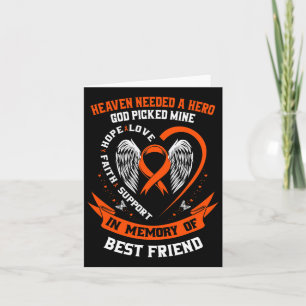 In Erinnerung an meine besten Freunde Leukämie Bew Karte