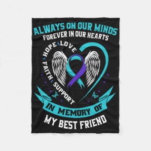 In Erinnerung an meine besten Freunde Selbstmord B Fleecedecke