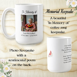 In Erinnerung | Foto-Andenken-Geschenk Kaffeetasse