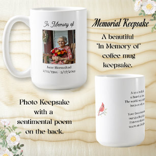 In Erinnerung   Foto-Andenken-Geschenk Kaffeetasse