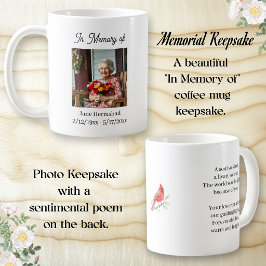 In Erinnerung | Foto-Andenken-Geschenk Kaffeetasse