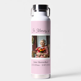 In Erinnerung | Foto-Andenken-Geschenk Trinkflasche