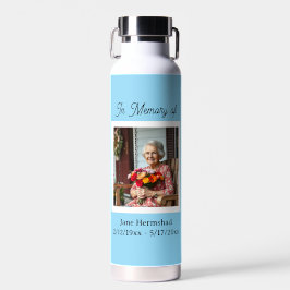 In Erinnerung | Foto-Andenken-Geschenk Trinkflasche