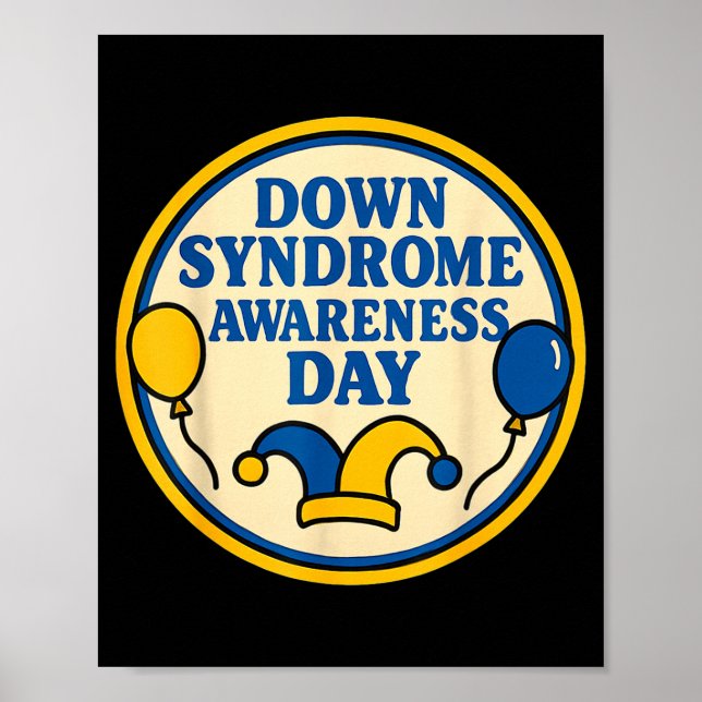 In extra Chromosom Ära Down-Syndrom-Bewusstsein Poster (Vorne)