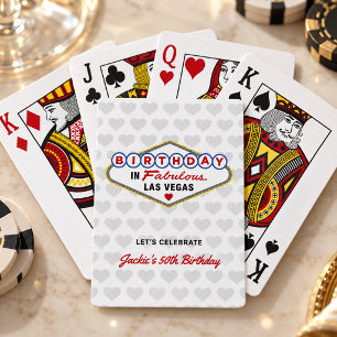 In Fabelhaftem Las Vegas Hochzeitsmonogramm getrau Spielkarten