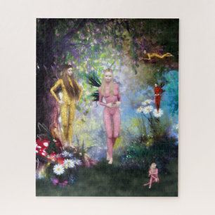 In Fairies Forest Glade Fantasy Fairy Puzzle