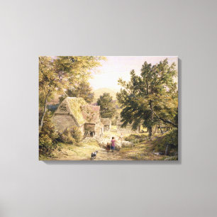 In Farmyard near Princes Risborough, 1845/6 Leinwanddruck