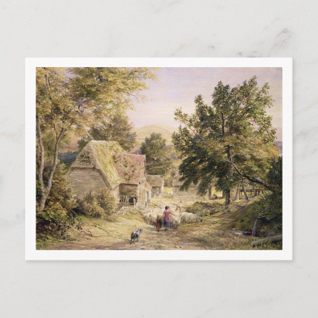 In Farmyard near Princes Risborough, 1845/6 Postkarte (Vorderseite)