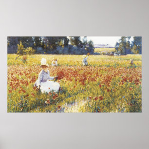 In Flanders Field, Robert Vonnoh Poster