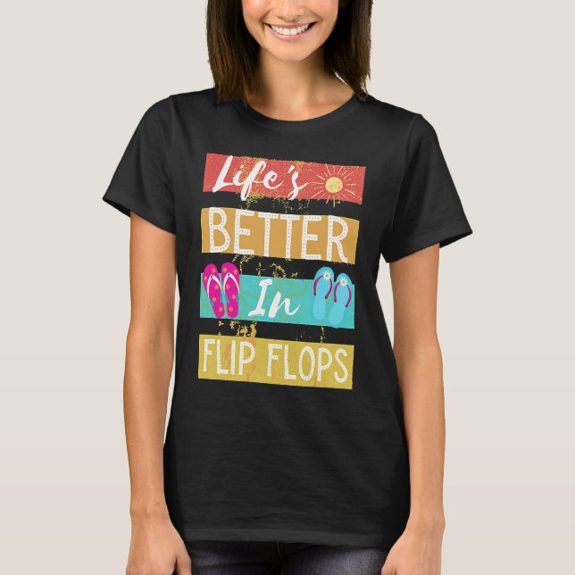 In Flip Flops  1 T-Shirt (Vorderseite)