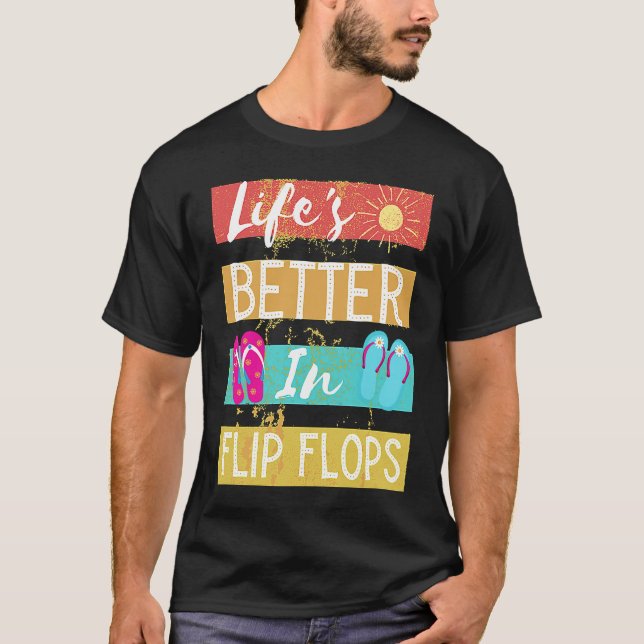 In Flip Flops  1 T-Shirt (Vorderseite)