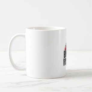 In Freiheit Geborenes Vintage-Gravur-Shirt Desi Kaffeetasse