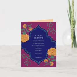 In Full Bloom Feiertagskarte