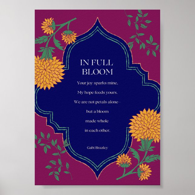 In Full Bloom Poster (Vorne)