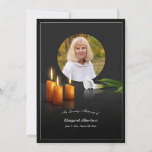 In Gedenken an Foto-Flat-Dankeskarten Dankeskarte