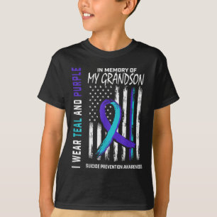 In Gedenken an meinen Enkel Selbstmordbewusstsein T-Shirt