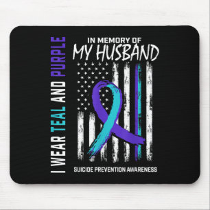 In Gedenken an meinen Mann Selbstmordbewusstseins  Mousepad