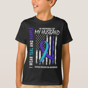 In Gedenken an meinen Mann Selbstmordbewusstseinsp T-Shirt