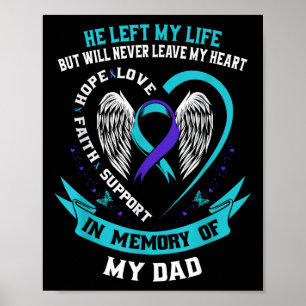 In Gedenken an meinen Vater Verlust des Vaters Sel Poster