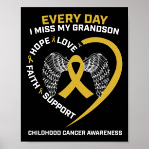 In Gedenken an meinen vermissten Enkelsohn an Kind Poster
