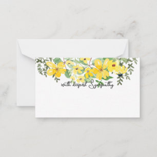 In Gedenken Mitgefühl Gedenkengel Florist-Karte Mitteilungskarte