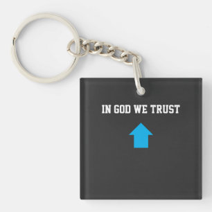 In God We Trust – Faith & Hope Ästhetik Schlüsselanhänger