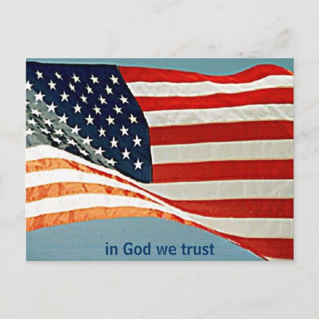 in Godwetrust Postkarte (Vorderseite)