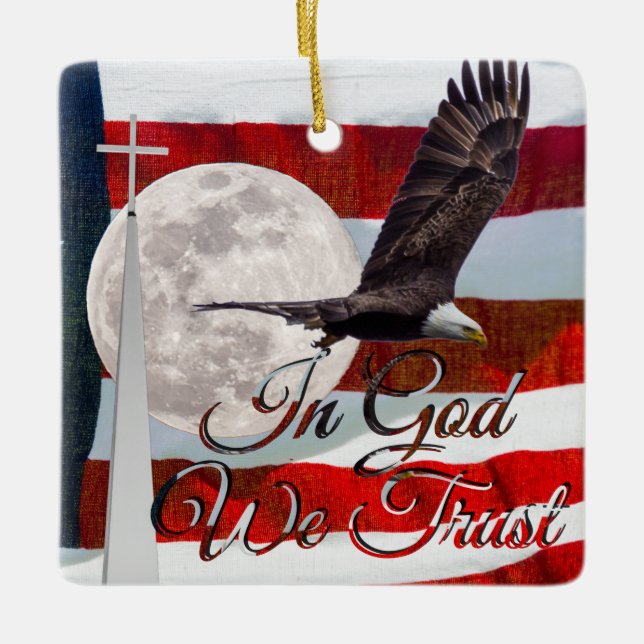 In Gott vertrauen wir dem Ornament (Vorderseite)