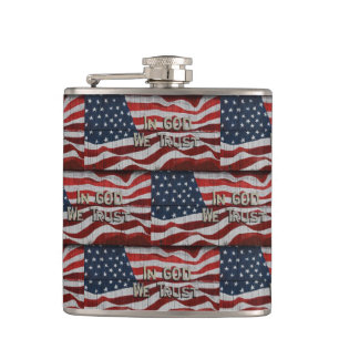 In Gott vertrauen wir der rustikalen Stallbehörde  Flachmann