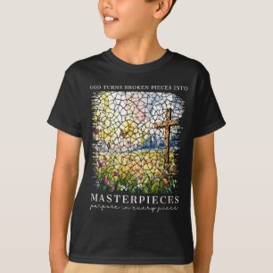 In Gott verwandelt sich zerbrochene Stücke in Meis T-Shirt