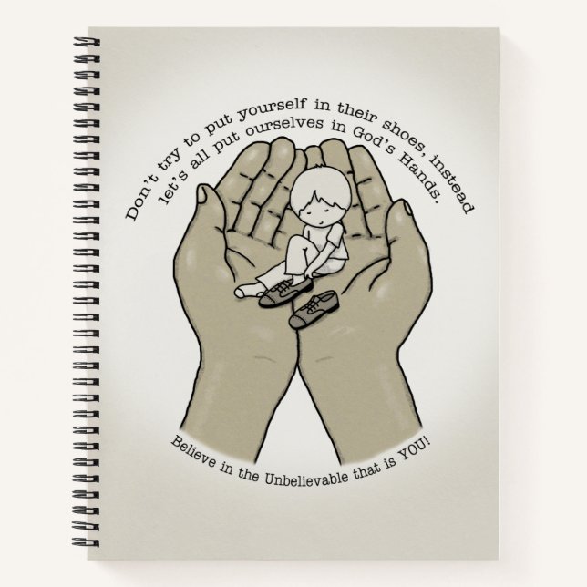 In Gottes Händen Notizbuch (Vorderseite)