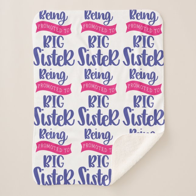 In große Schwester befördert werden Sherpadecke (Vorderseite)