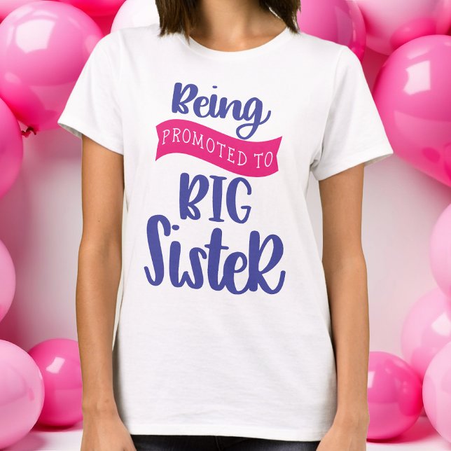 In große Schwester befördert werden T-Shirt (Big Sister Tee)