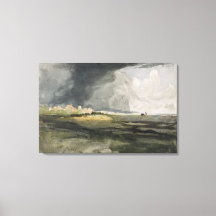 In Hailsham, Sussex: Ein Sturm nähert sich 1821 (w Leinwanddruck