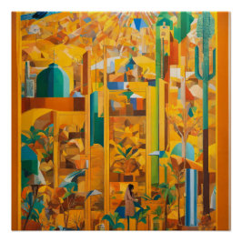 In Harmonie eine Nachhaltige Zukunft sichern Poster