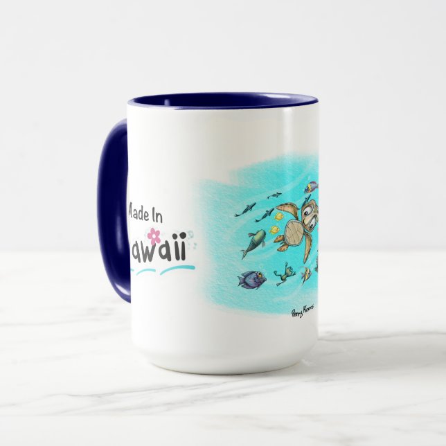 In Hawaii hergestellter Becher Tasse (Vorderseite Links)
