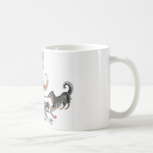 In Herden leben der HundweihnachtsTasse Tasse