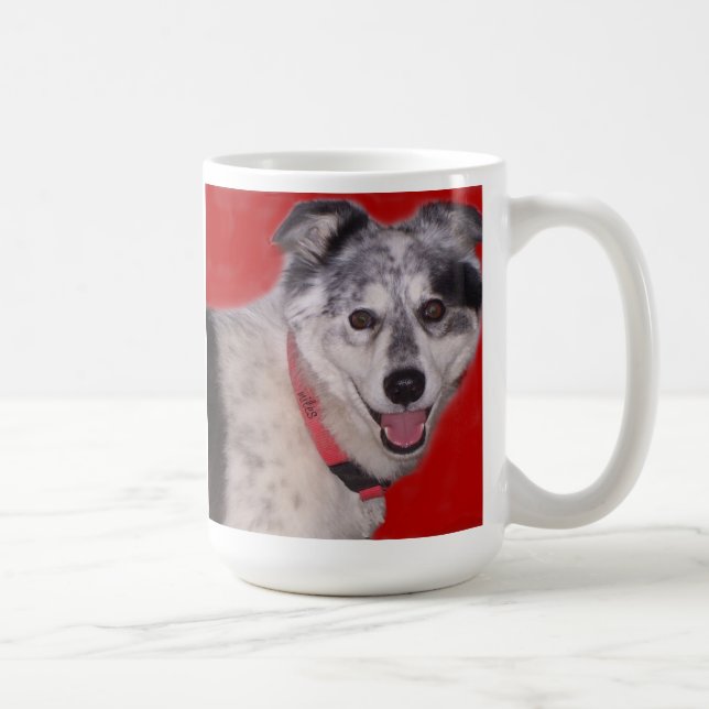 In Herden lebend streben Hunde Meilen an Kaffeetasse (Rechts)