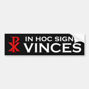 In hoc Signo Vinces Autoaufkleber