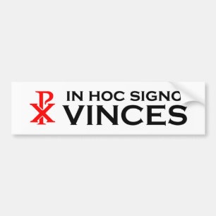 In hoc Signo Vinces Autoaufkleber