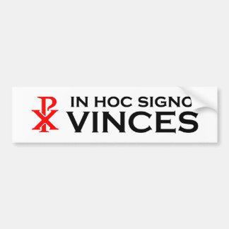 In hoc Signo Vinces Autoaufkleber