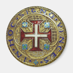 In-hoc-Signo-vinces-Tempelmagnete Magnet