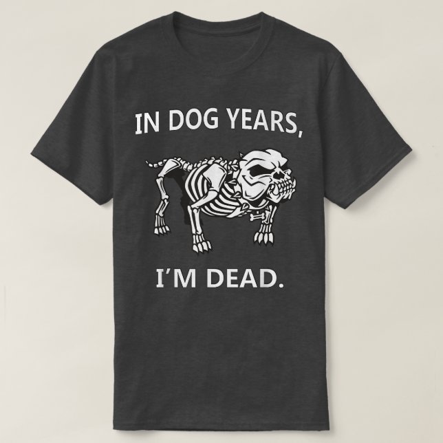 In Hundebahnen bin ich tot lustige SayingsGroße Ge T-Shirt (Design vorne)