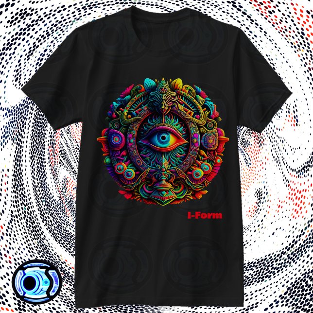 In I Form Psychedelic T-Shirt (Von Creator hochgeladen)